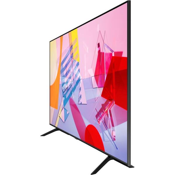 Televizor LED Samsung Smart TV QLED 55Q60T 138cm 4K UHD HDR Negru