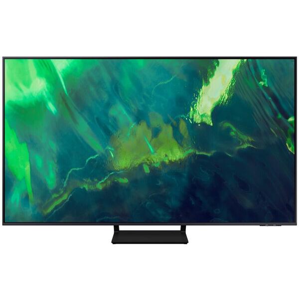 Televizor LED Samsung Smart TV QLED 75Q70A 189cm 4K UHD HDR Gri-Negru
