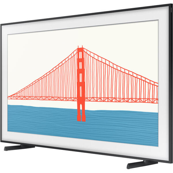 Televizor LED Samsung Smart TV QLED The Frame Art Mode 75LS03A 189cm 4K UHD HDR Negru