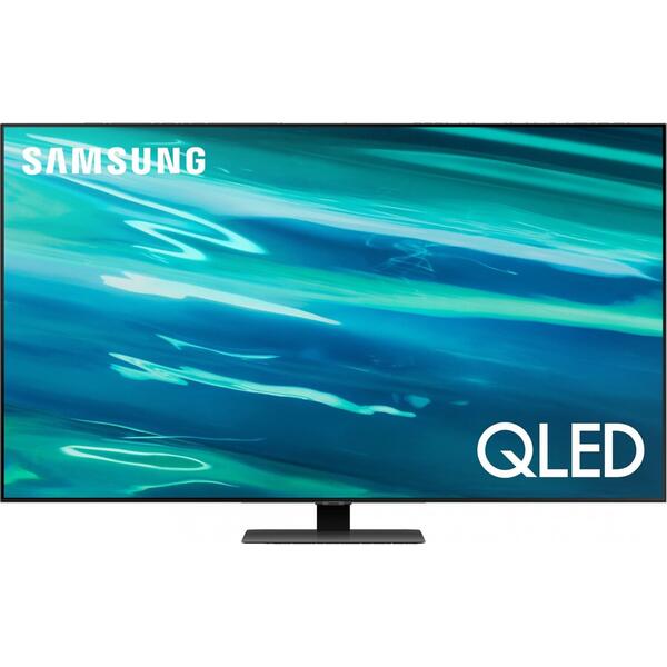 Passerby Founder Aside Televizor LED Samsung Smart TV QLED 55Q80A 138cm 4K UHD HDR Gri - PROstore
