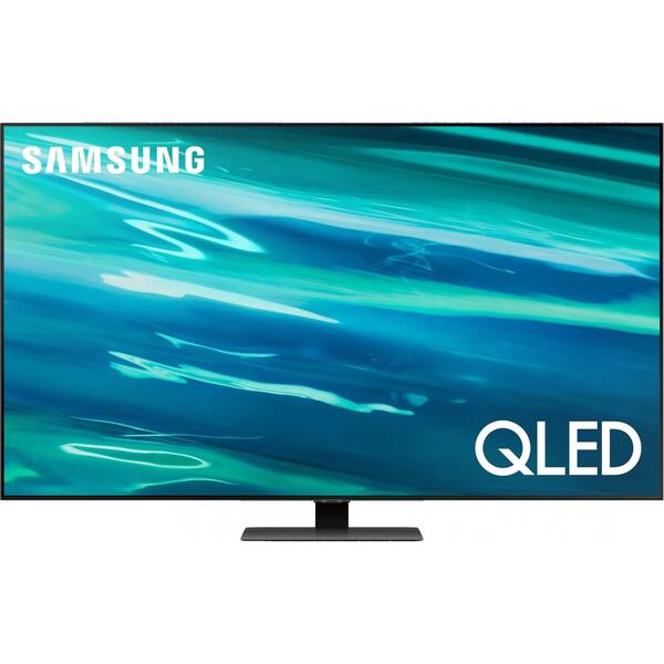 Televizor LED Samsung Smart TV QLED 75Q80A 189cm 4K UHD HDR Gri