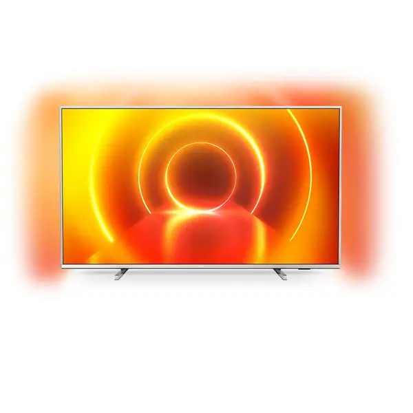 Televizor LED Philips Smart TV 43PUS7855/12 108cm 4K UHD HDR Ambilight cu 3 laturi Argintiu