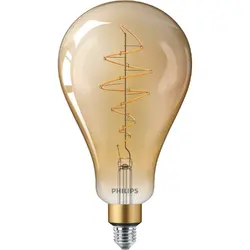 Philips Bec LED 6.5W (40W) Cassic-giant E27 A160 GOLD DIM, Flacara