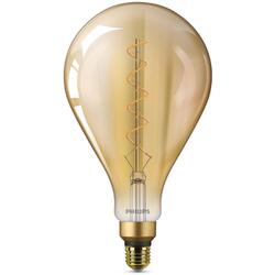 Philips Bec LED 5W (25W) classic-giant E27 A160 GOLD ND, Flacara