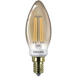 Bec LED Philips 5W (35W) B35 E14 GOLD D 1SRT4, Alb cald