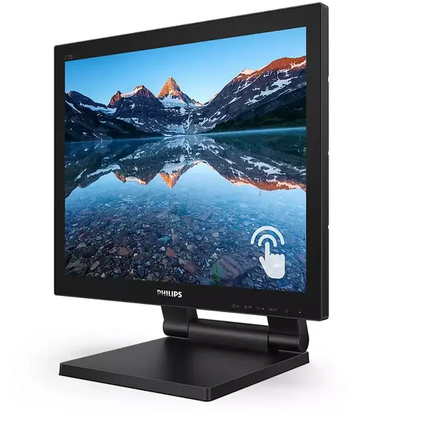 Monitor LED Philips 172B9T 17 inch SXGA Touch 1ms Black