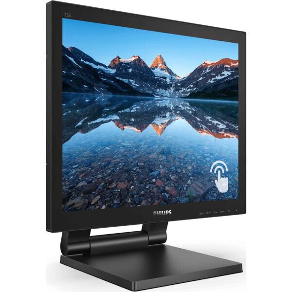 Monitor LED Philips 172B9T 17 inch SXGA Touch 1ms Black