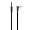 Cablu audio Gembird stereo 3.5 mm jack T/T, 1.8m, conectori auriti, un conector 90 grade, Negru