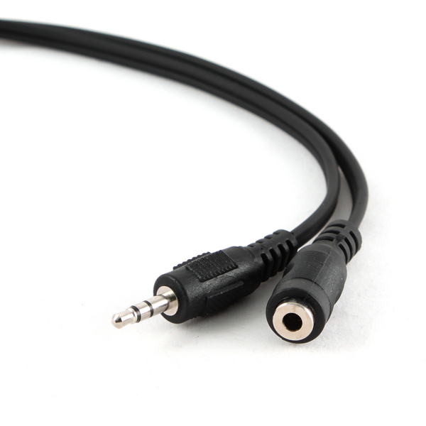 Cablu audio Gembird prelungitor stereo 3.5 mm jack M/T, 5m Negru