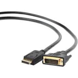 Gembird Cablu video DisplayPort (T) la DVI-D DL (T), 1m, Negru