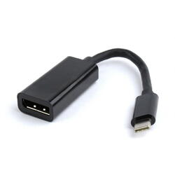 USB 3.1 Type-C (T) la DisplayPort (M), 15cm, Negru