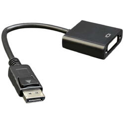 Adaptor  video Gembird DisplayPort (T) la DVI-I DL (M), 10cm, Negru