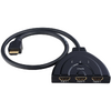 Adaptor  video Gembird 3 x HDMI (M) la HDMI (T), 0.5m, Negru