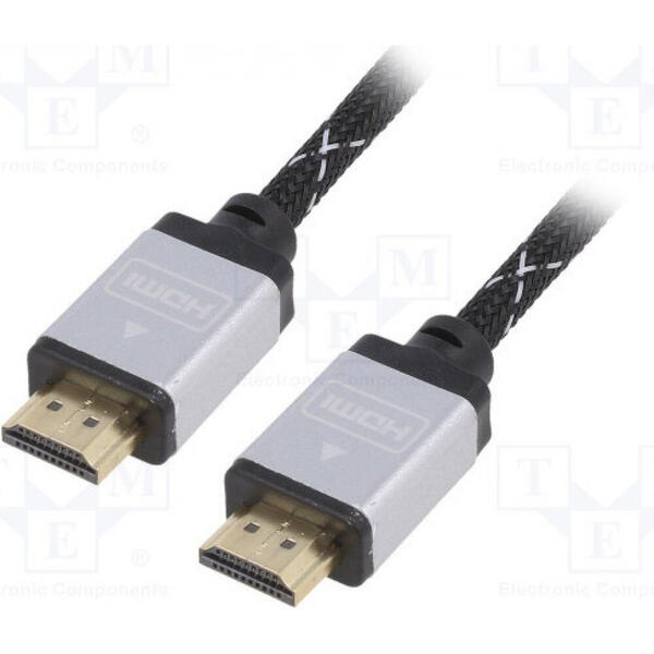 Gembird Cablu video HDMI (T) la HDMI (T), 1.5m, Premium, Conectori auriti