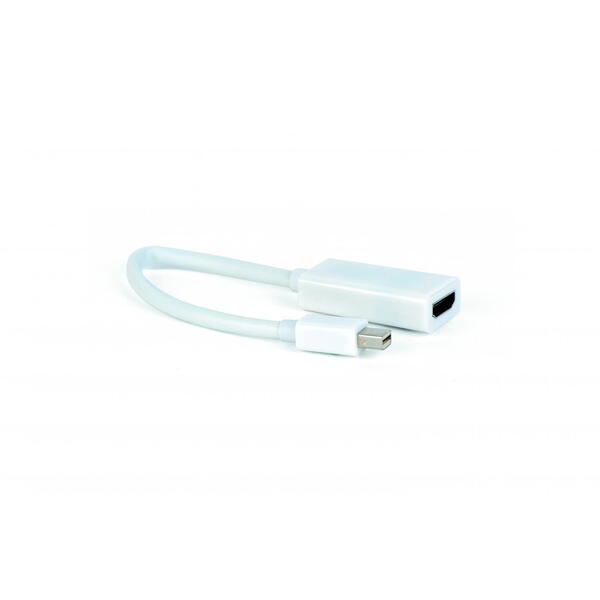Adaptor  video Gembird Mini-DisplayPort (T) la HDMI (M), 10cm, Alb