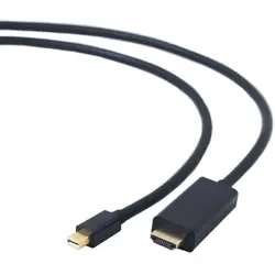 Gembird Cablu video Mini-DisplayPort (T) la HDMI (T), 1.8m, Negru