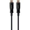 Gembird Cablu HDMI (T) la HDMI (T), 50m, Premium AOC (Active Optical Cable), Conectori auriti, Negru