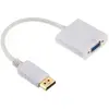 Adaptor  video Gembird DisplayPort (T) la VGA (M), 10cm, Alb