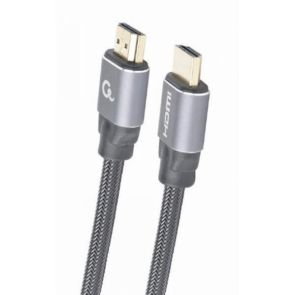 Gembird Cablu video HDMI (T) la HDMI (T), 10m, Premium, Conectori auriti, Negru