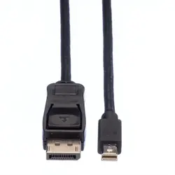 Cablu video Mini-DisplayPort (T) la DisplayPort (T), 1.8m, Negru