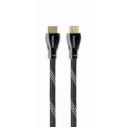 Cablu video HDMI (T) la HDMI (T), 2m, Premium, Conectori auriti, 8K