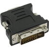 Adaptor  video Gembird DVI-I DL (T) la VGA (M), Negru