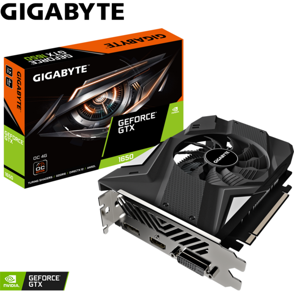 Placa video Gigabyte GeForce GTX 1650 D6 OC 4GB GDDR6 128-bit Rev 2.0