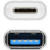 Adaptor USB AXAGON USB 3.0 Tip-C Male la Tip A Female, Aluminiu, RUCM-AFA