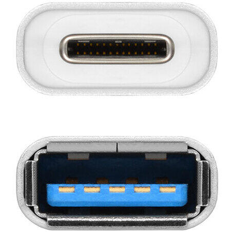 Adaptor USB AXAGON USB 3.0 Tip-C Male la Tip A Female, Aluminiu, RUCM-AFA
