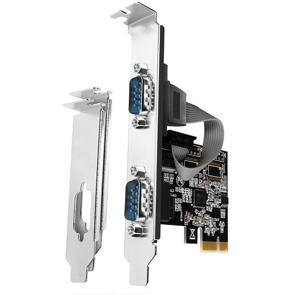 Adaptor PC AXAGON PCEA-S2N, PCI-Express la 2x Serial Port + LP