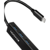 Hub USB AXAGON HMC-GL3A, 3x USB3.2 Gen 1, Cablu de 20 cm USB Type-C, 1 x RJ45 Gigabit