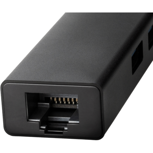 Hub USB AXAGON HMC-GL3A, 3x USB3.2 Gen 1, Cablu de 20 cm USB Type-C, 1 x RJ45 Gigabit