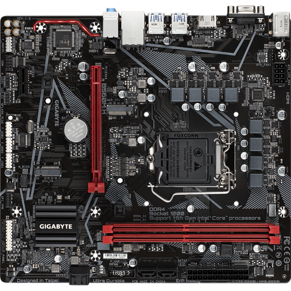 Placa de baza Gigabyte B560M H Socket 1200