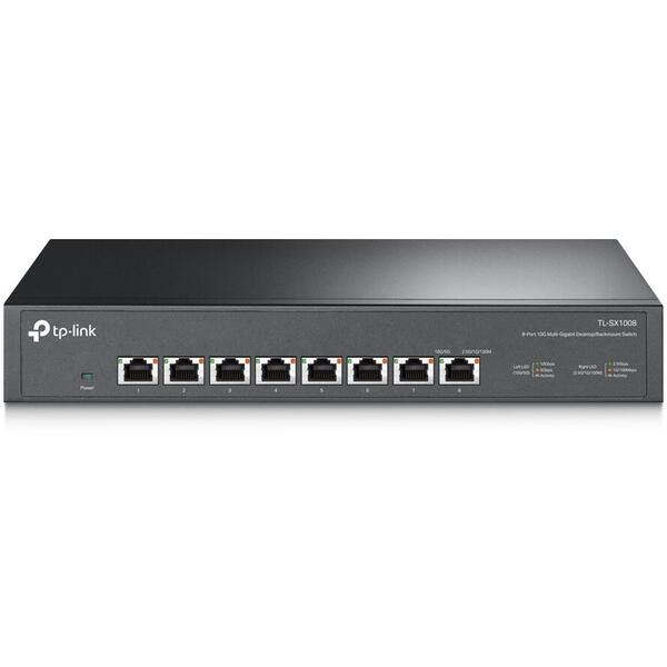 Switch TP-LINK 8 porturi 10G carcasa metalica TL-SX1008