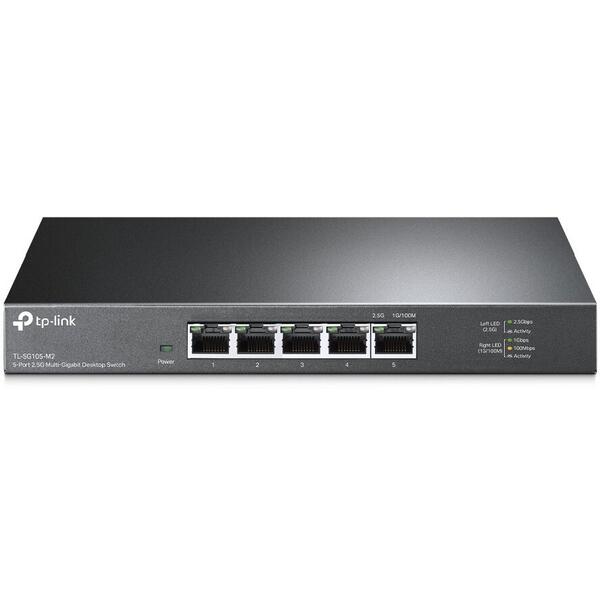 Switch TP-LINK 5 porturi 2.5 Gigabit. carcasa metalica TL-SG105-M2