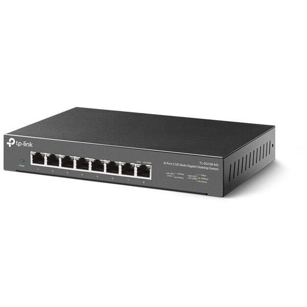 Switch TP-LINK 8 porturi 2.5 Gigabit. TL-SG108-M2