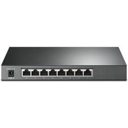 Switch TP-LINK JetStream 8 porturi Gigabit (4 PoE+), carcasa metalica TL-SG2008P