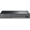 Switch TP-LINK 10 porturi Gigabit (8 PoE+), carcasa metalica TL-SG2210MP