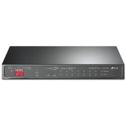 SWITCH TP-LINK 10-Port Gigabit Desktop Switch cu 8-Port PoE+, 123W total power, carcasa metal "TL-SG1210MP" (include timbru verde 1.5 lei)