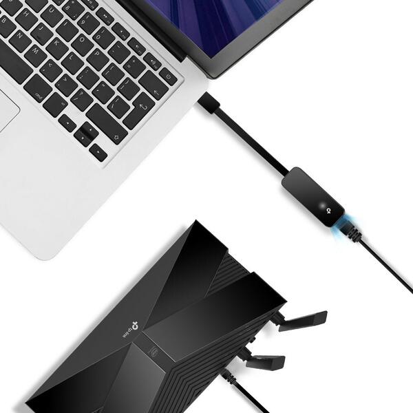 Placa de retea TP-LINK de la 1 port USB3.0 la 1 port Gigabit, UE306
