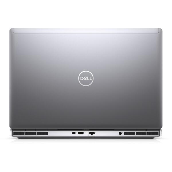 Laptop Dell Precision 7560, 15.6 inch FHD, Intel Core i7-11850H, 16GB RAM, 512GB SSD, nVidia RTX A2000 4GB, Windows 11 Pro, Titan Gray