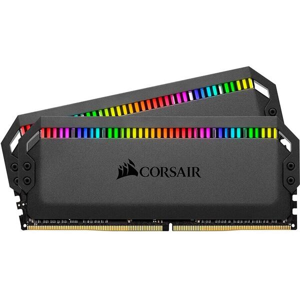 Memorie Corsair Dominator Platinum RGB 64GB 3200MHz CL16 1.35V Kit Dual Channel