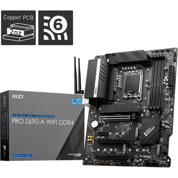 Placa de baza MSI PRO Z690-A WIFI DDR4 Socket 1700