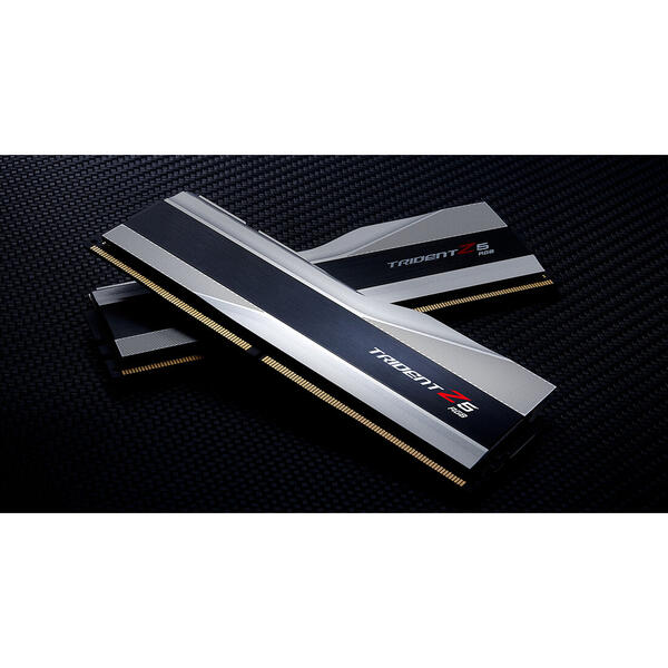 Memorie G.Skill Trident Z5 RGB 32GB DDR5 6000MHz CL36 1.35V Kit Dual Channel Silver