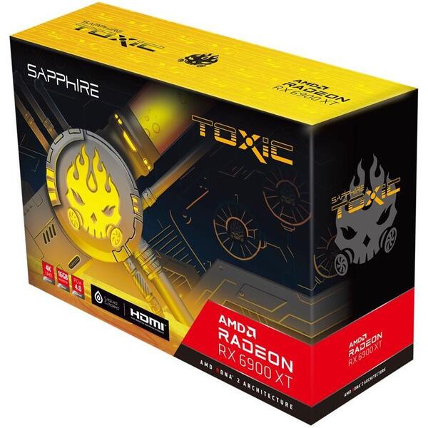 Placa video Sapphire Radeon RX 6900 XT TOXIC Limited Edition 16GB GDDR6 256 Bit