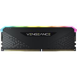 Memorie Corsair Vengeance RGB RS, 8GB, DDR4, 3200MHz, CL16, 4x16GB, 1.35V, Negru