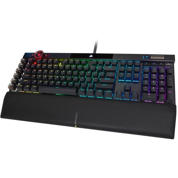 Tastatura gaming Corsair K100 RGB Optical Mecanica Negru