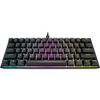 Tastatura gaming Corsair K65 RGB MINI, CHERRY MX SPEED, Black