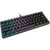 Tastatura gaming Corsair K65 RGB MINI, CHERRY MX SPEED, Black