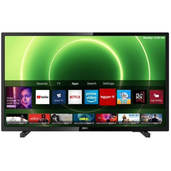 Televizor LED Philips Smart TV 32PHS6605/12 HD 80cm Negru